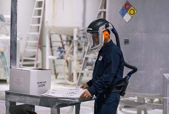 WPC Worker in Production Bay